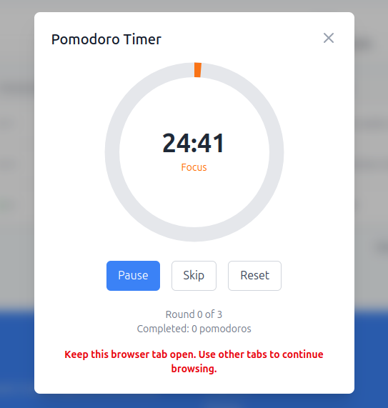 Pomodoro Timer